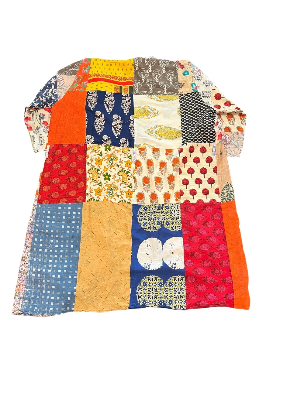 Patchwork open front duster - Picture 2 of 4